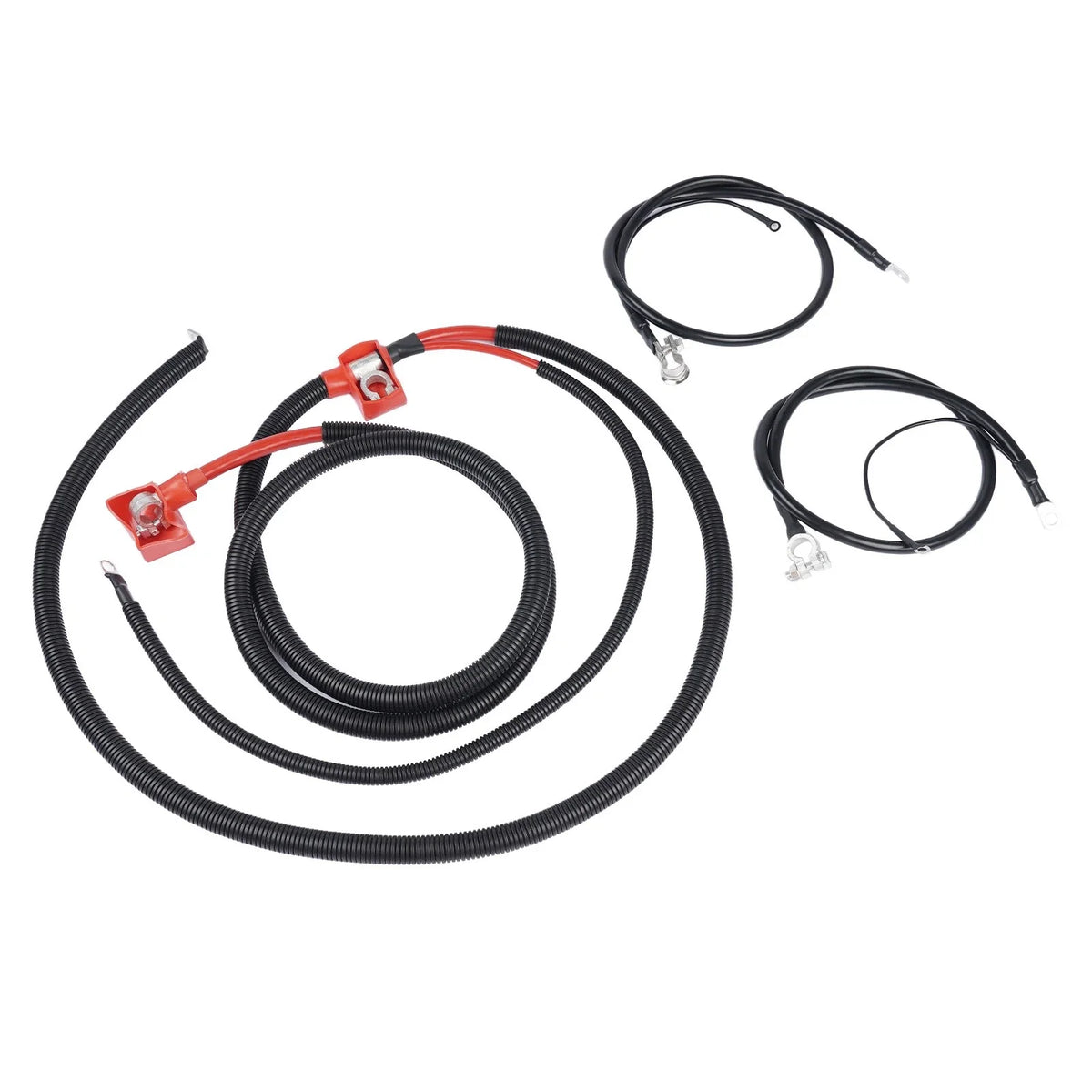 Set of 2 Negative Positive Battery Starter Cables Kit F2TZ14301D for Ford 7.3L Powerstroke (1994–2003)
