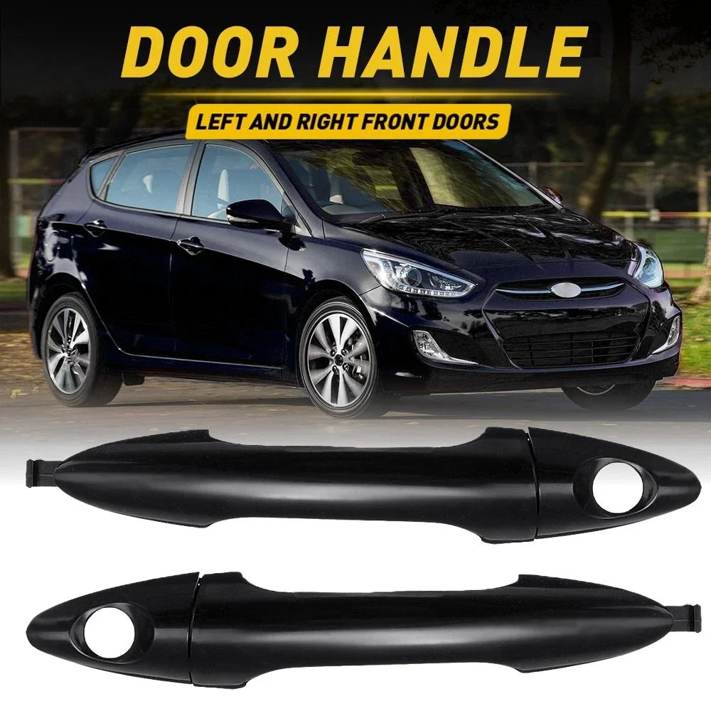 Outer Door Handle Pair - 2X for Hyundai Accent 2012-2017