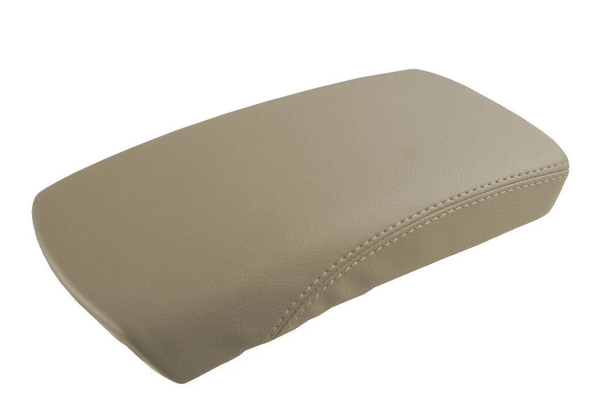 Console Lid Pull Over Cover Leather for Nissan Rogue (2014–2016) Beige