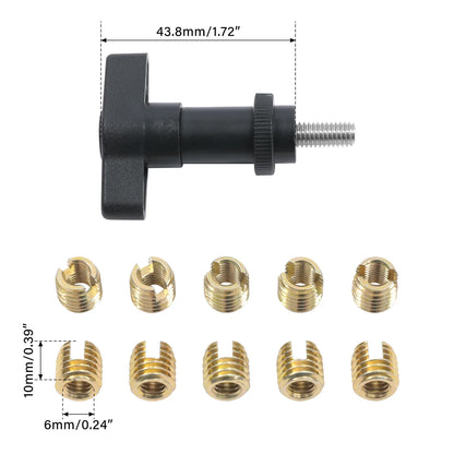 Brass Thread Cutting Inserts for Harley Street Glide Batwing Fairing 1997-2013