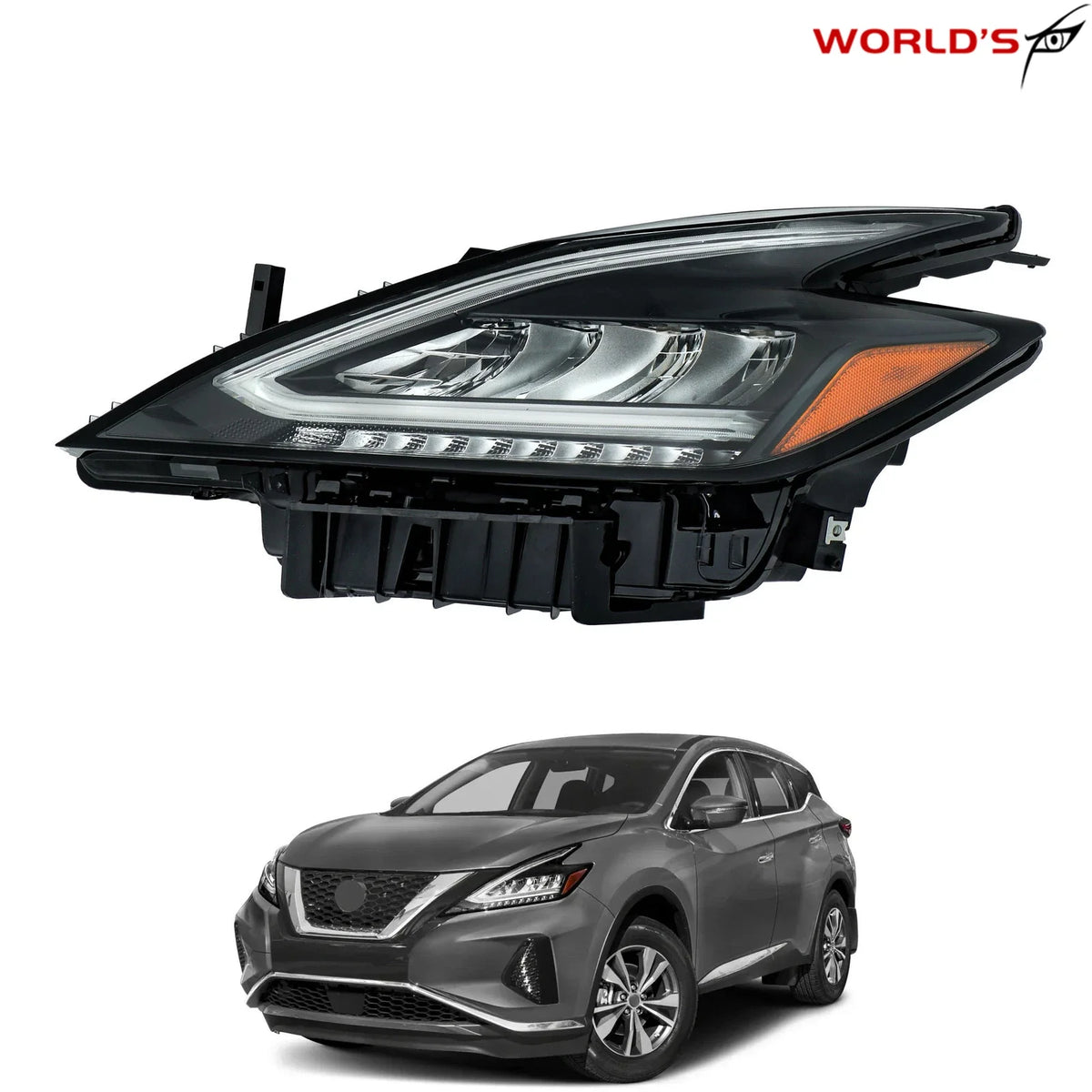 LED Black Housing Headlight for Nissan Murano (2022–2023)
