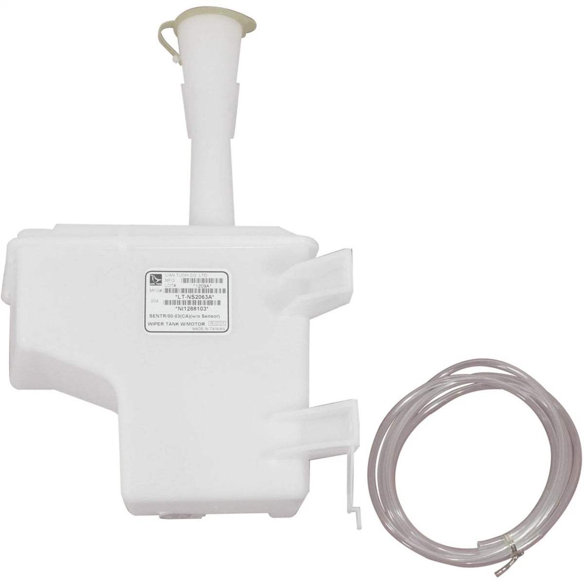 Washer Reservoir with Cap and Pump for Nissan Sentra (2000–2006) 28910ZG00A