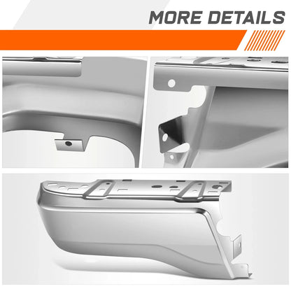 2019–2023 Ford Ranger Rear Left Chrome Bumper End Cap