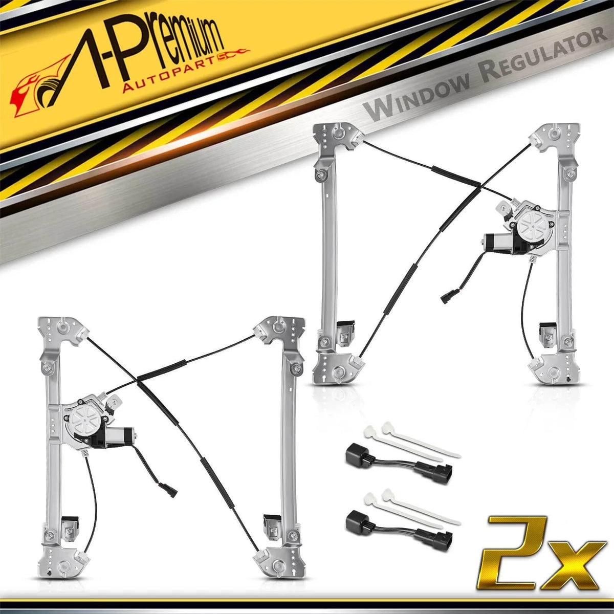 Front Side Power Window Regulators with Motor for Ford F-150 (2004–2008)