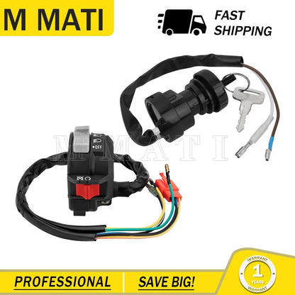 Ignition Key Switch & Stop Switch for Yamaha YFS200 Blaster 1988-2001