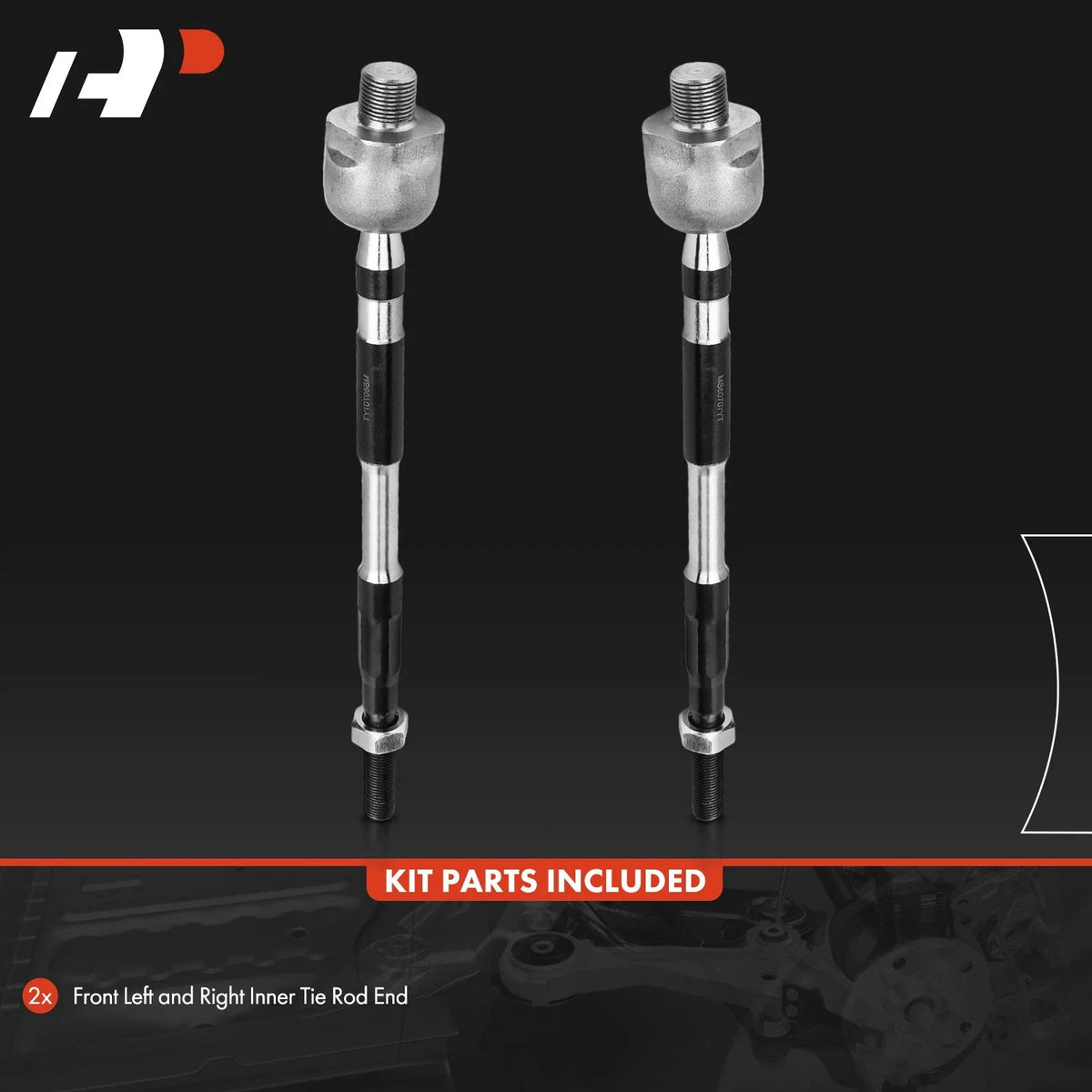 Front Tie Rod End Pair (2X) for Honda Ridgeline 2006-2014