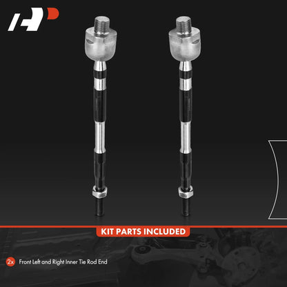 Front Tie Rod End Pair (2X) for Honda Ridgeline 2006-2014