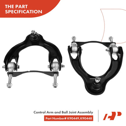 Upper Control Arms with Ball Joints 6X for Honda Civic Acura Front