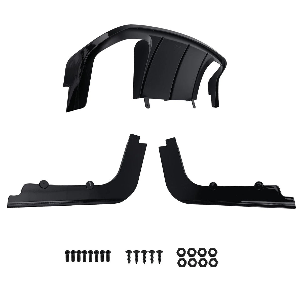 Black Performance Rear Bumper Diffuser Kit for BMW M3 E92 E93 (2008–2013)