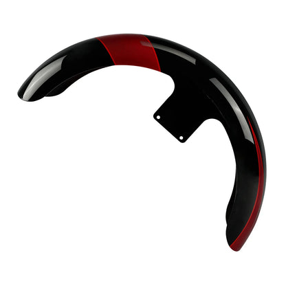Front Fender 21" for Harley Electra Glide 1997-2013 - Starfire Black/Atomic Red