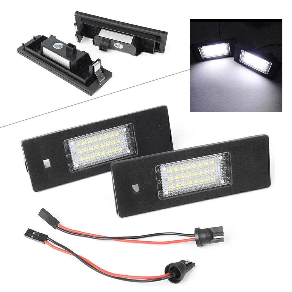 2X Error Free LED License Plate Lights for BMW E81 E87 E63 E64 E86