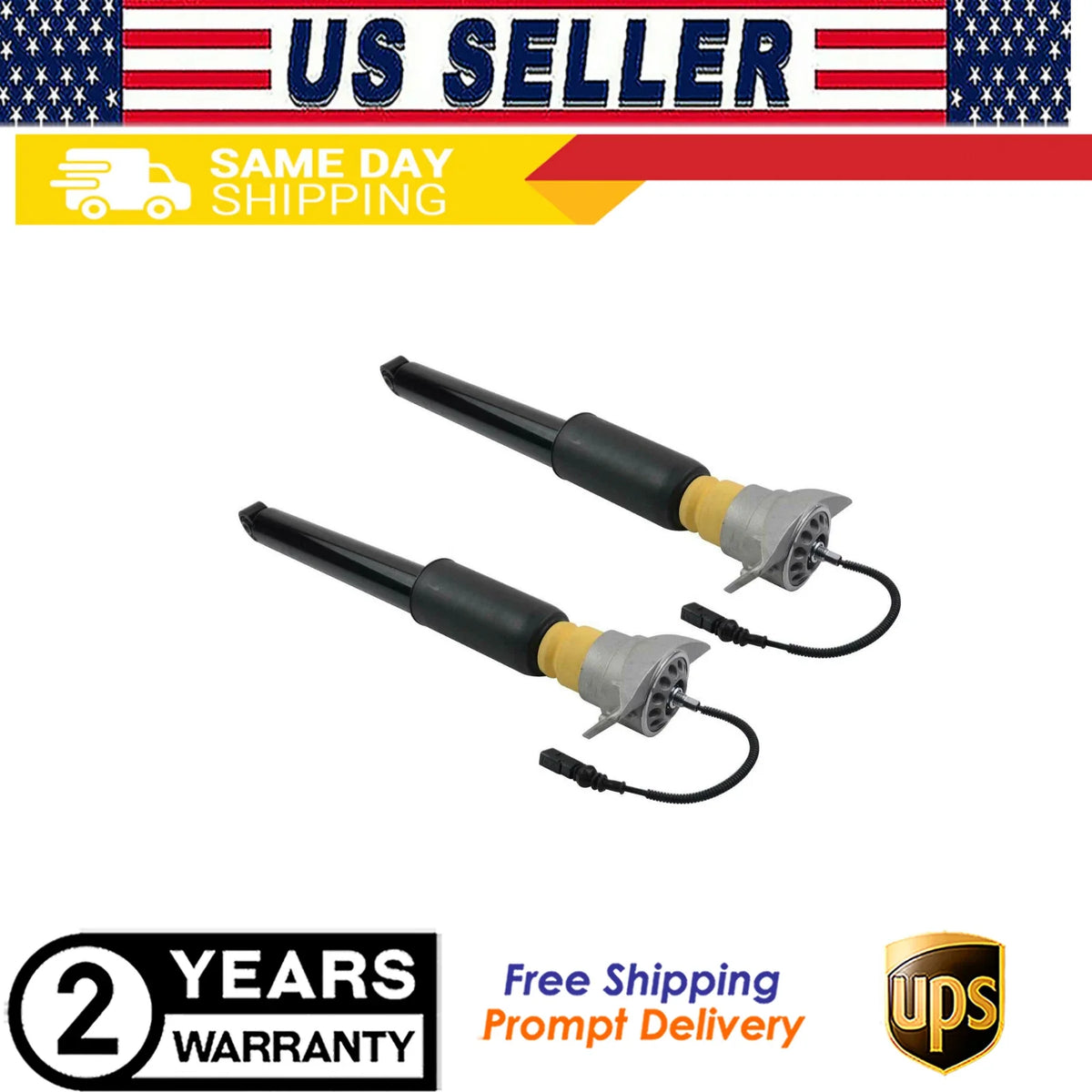 Pair Shock Strut Absorbers for Audi A6 A7 (2011–2018) Rear Left Right