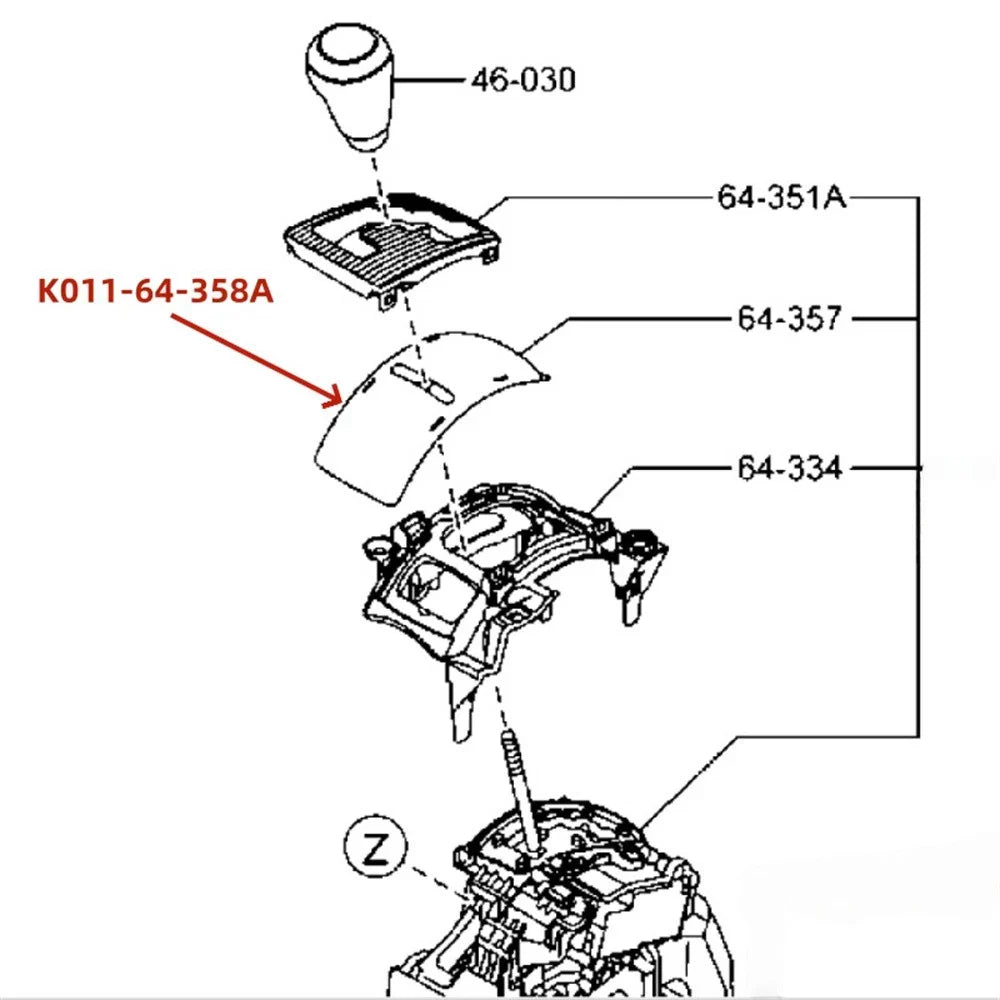 2013-2017 Mazda 6 and CX-5 Slider Indicator
