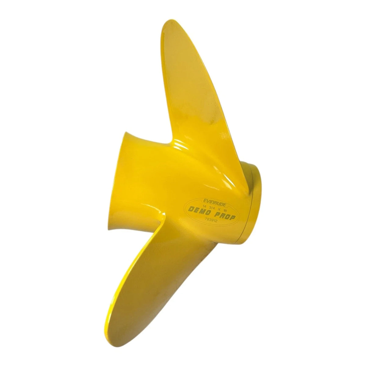 3 x 14 3/4 x 16 RH Yellow SS Propeller for Evinrude Johnson (763912)
