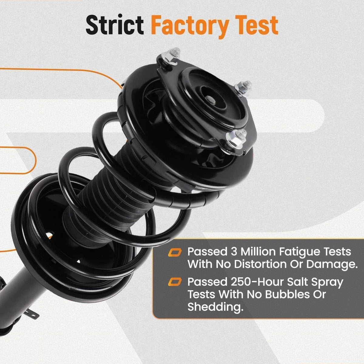 Pair Front Loaded Shocks Struts & Coil Springs for RAV4 (1996–2000) AWD