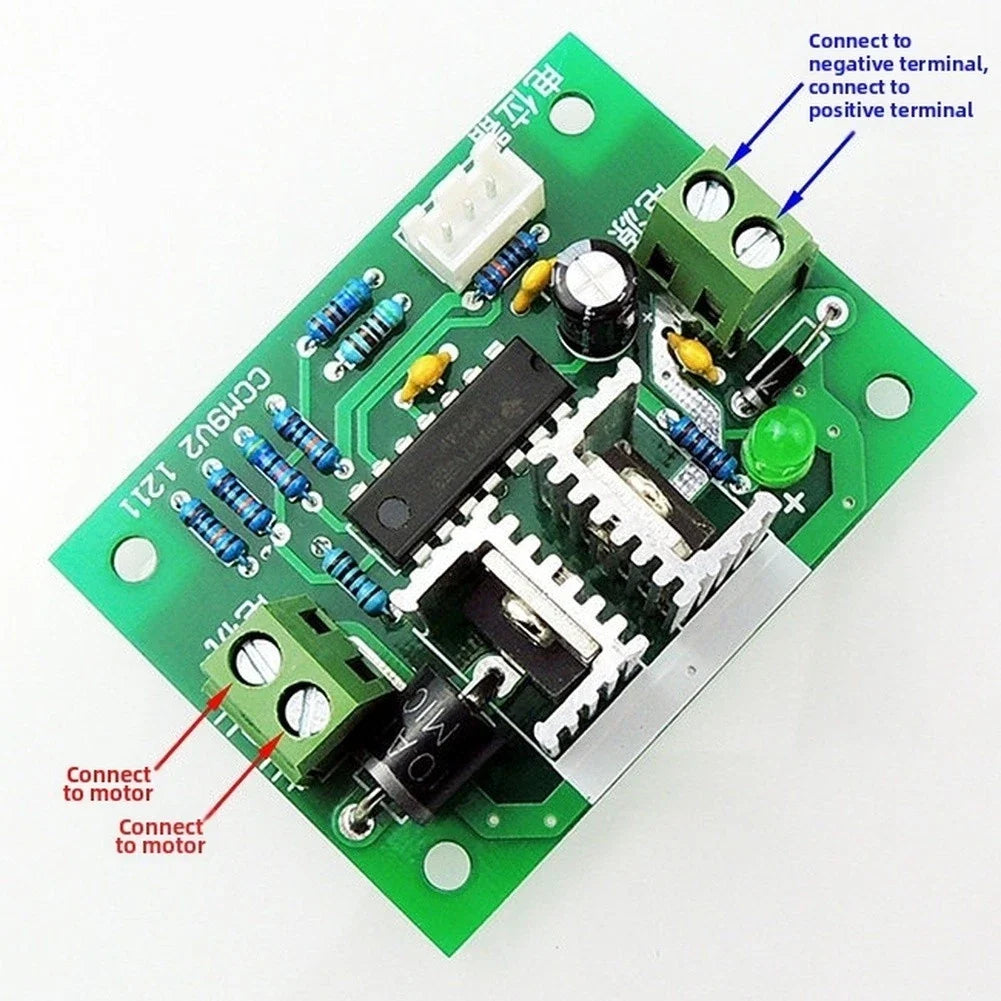 CCM9 12V 24V DC Motor Speed Controller 6A Max Current 120W Capacity