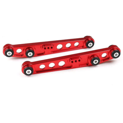 Subframe Brace, Tie Bar & Red Rear Lower Control Arms for Honda Civic EG 92-95