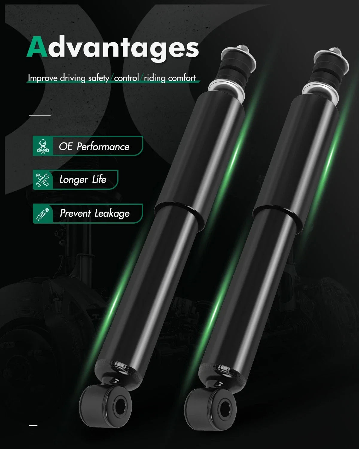 Front Struts for Mitsubishi Van and Chevrolet LUV