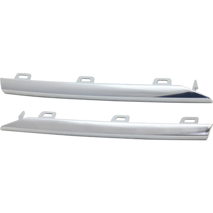 Fog Light Trim Set of 2 for Cadillac ATS (2013–2014) LH RH Satin Nickel