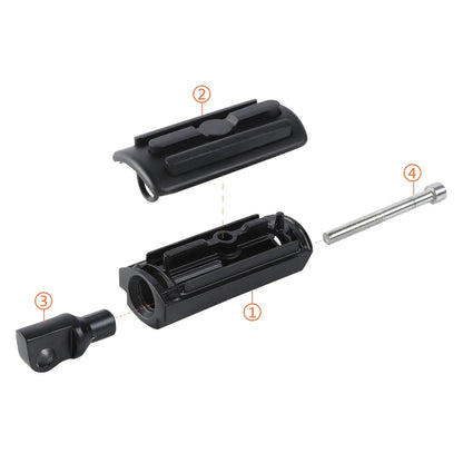10mm Male Footpeg Mounts for Harley Touring Electra Glide