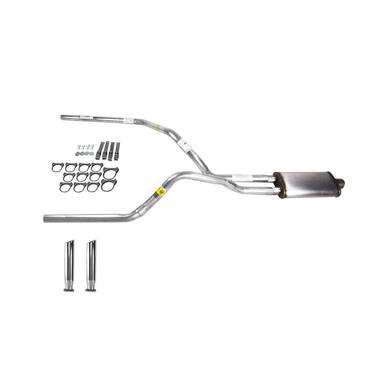 Dual Exhaust Muffler Pipe for S10 S15 (1995–2001) Stainless RC Tip