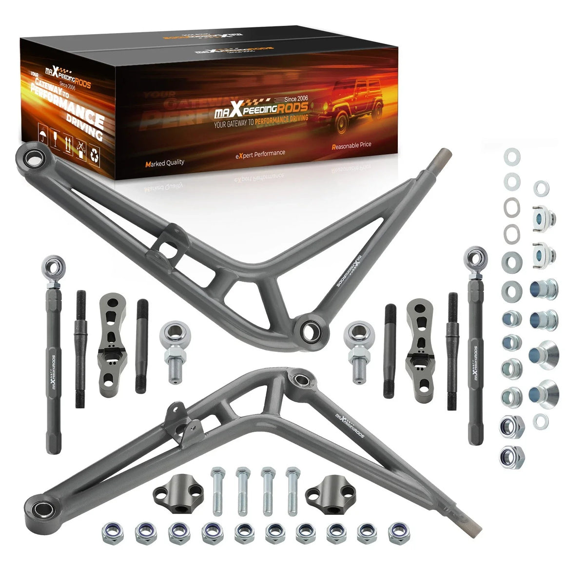 Control Arms with Pillow Ball Bearings for E46 (1998–2006) BMW