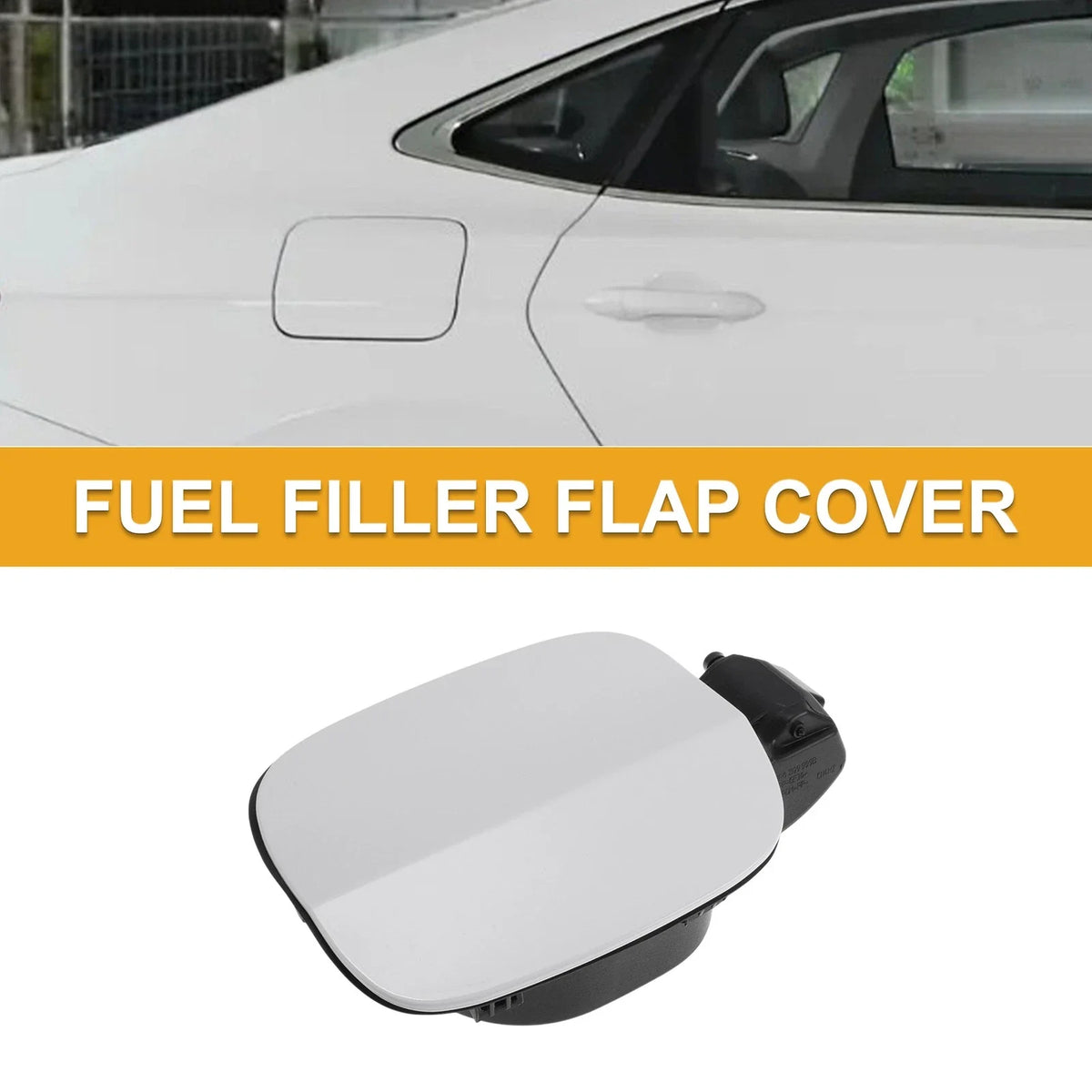Fuel Tank Door Cap for Audi Q5 (2010–2016) No. 8R0809999B White ABS