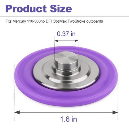 804533 Fuel Rail Tracker Diaphragm for Mercury OptiMax 110-300HP