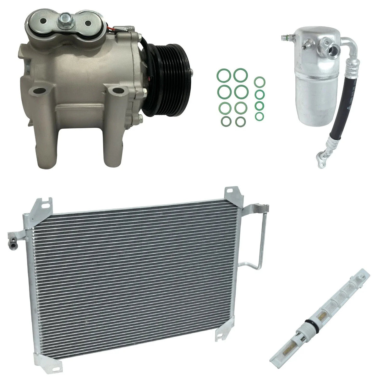 AC Compressor Kit with Condenser for GMC Envoy XUV 4.2L (2005–2006)