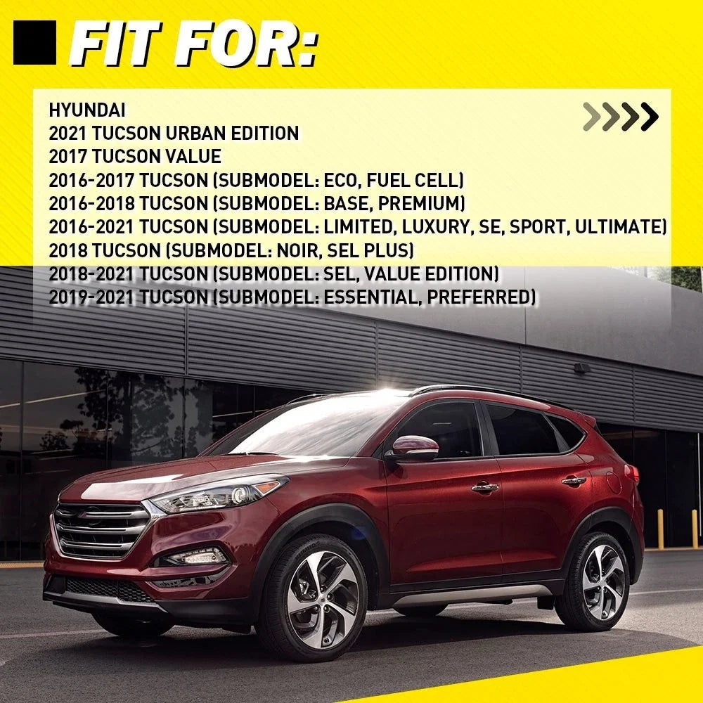 Chrome Rear Left Outer Door Handle for Hyundai Tucson (2016–2021)