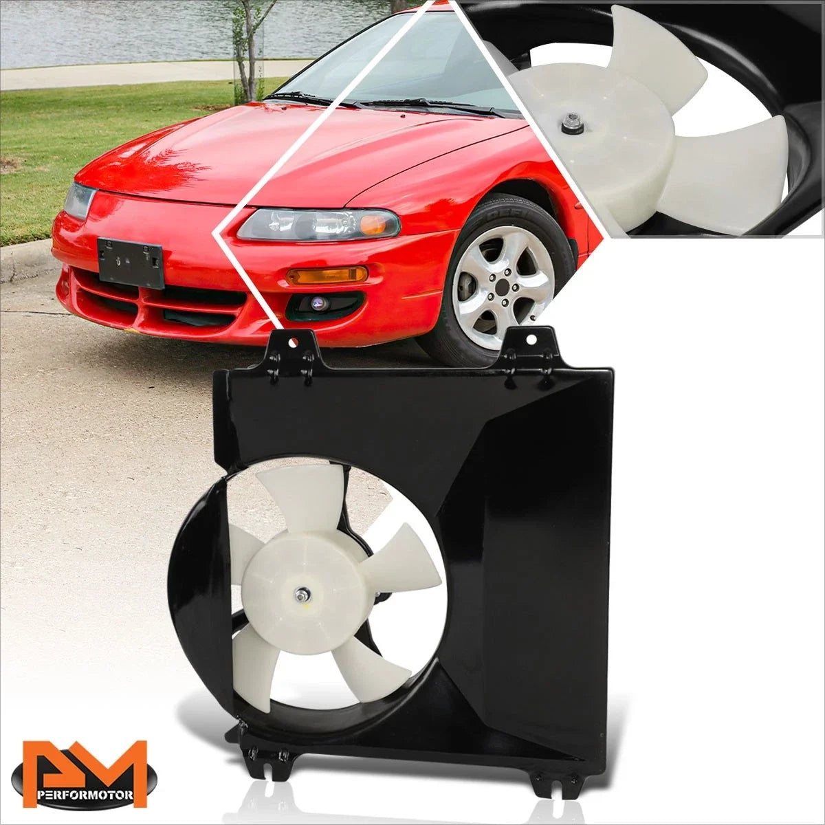 A/C Fan Assembly for Chrysler Sebring/Avenger 2.5L (1998-2000)