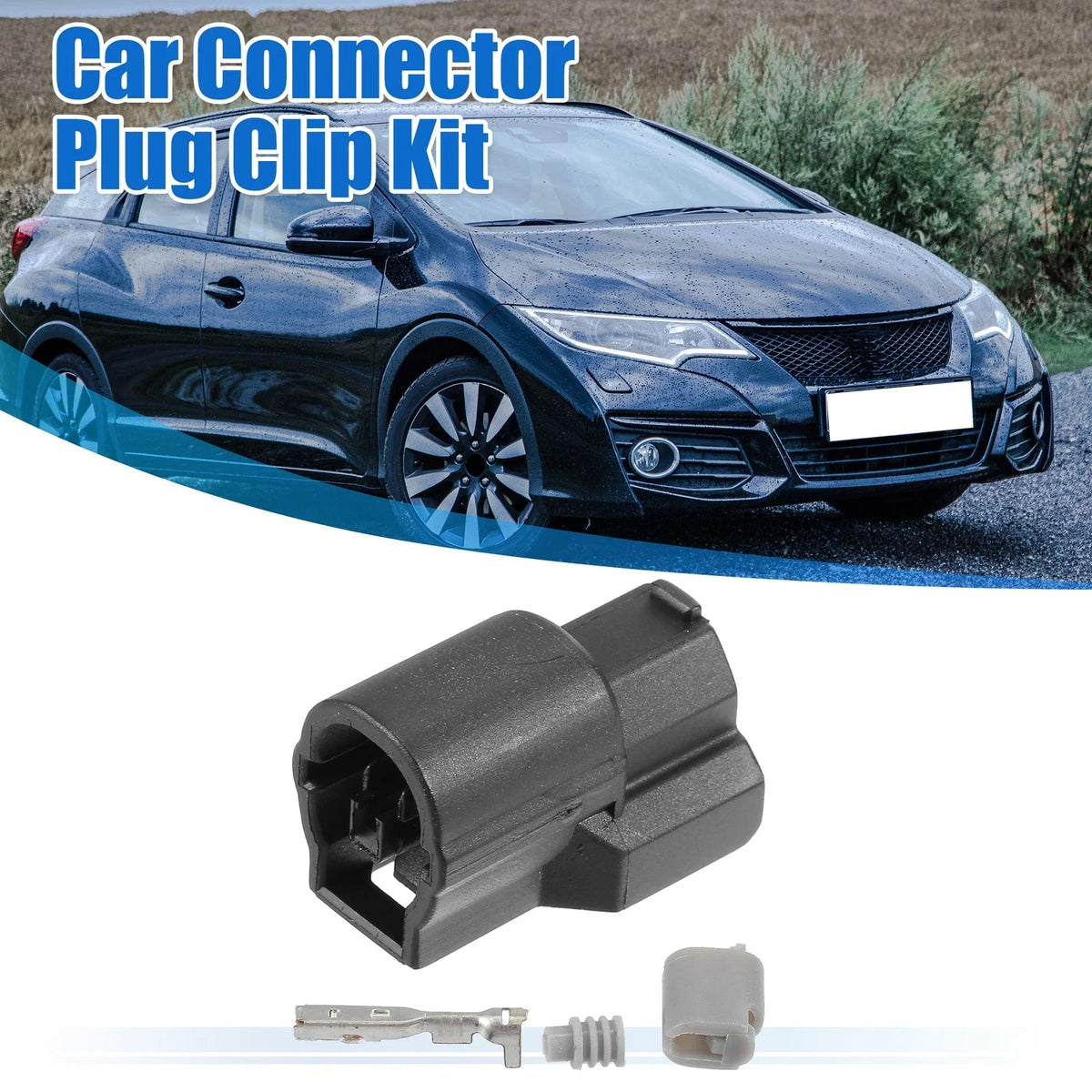 Set of 1 AC Compressor Connector Adapter Kit for Honda (No.388105A2A01)