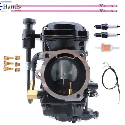 Throttle Cable (35") and Carburetor for Harley-Davidson Sportster 883 1200