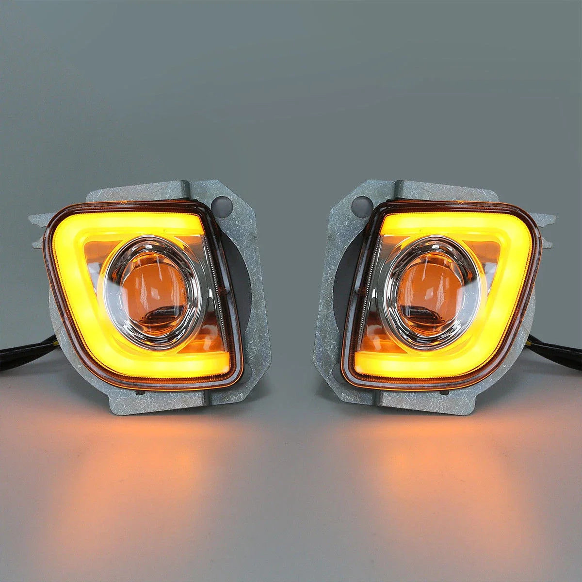Fog Light LED Rectangular for Honda Valkyrie Goldwing 1800 F6B 2013-2017