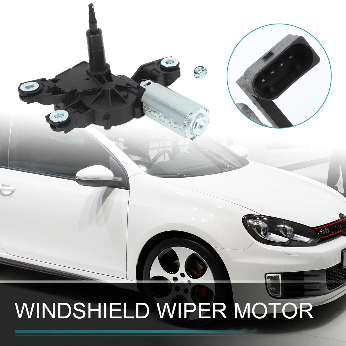 Rear Windshield Wiper Motor for Volkswagen Passat B6 (2005–2010) No. 1K6955711B
