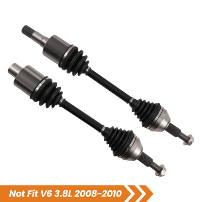 2X Front Left & Right CV Axle Shaft for Dodge Grand Caravan (2008–2020)