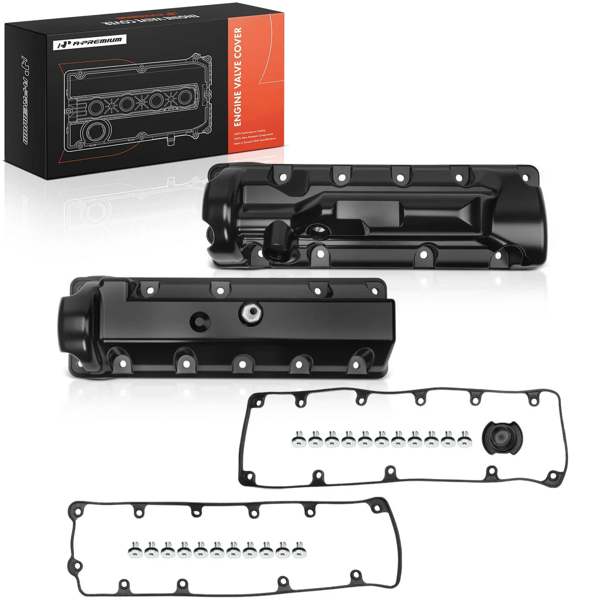 Set of 2 Engine Valve Covers for Ford F-150 E-150 E-250 (2006–2010)