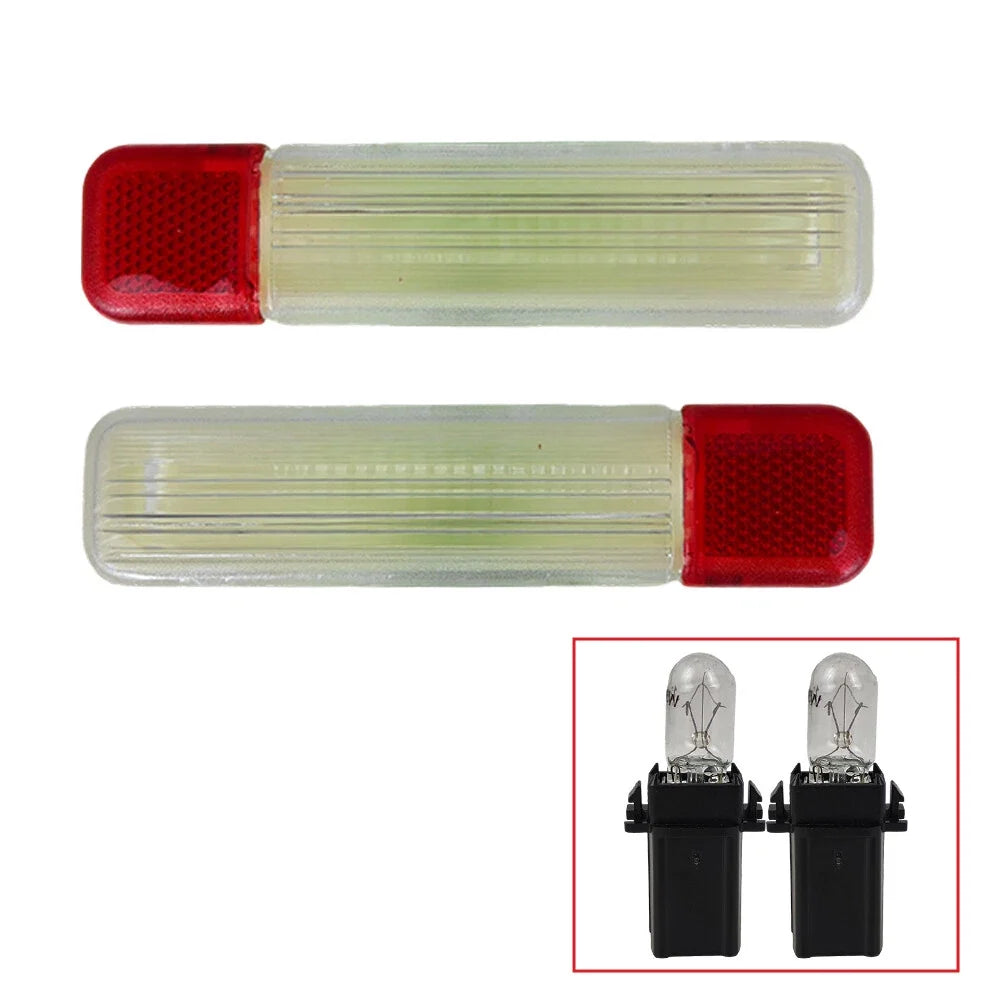 Set of 2 Front Rear Door Panel Courtesy Lights for Chevrolet GMC Cadillac (2002–2006)