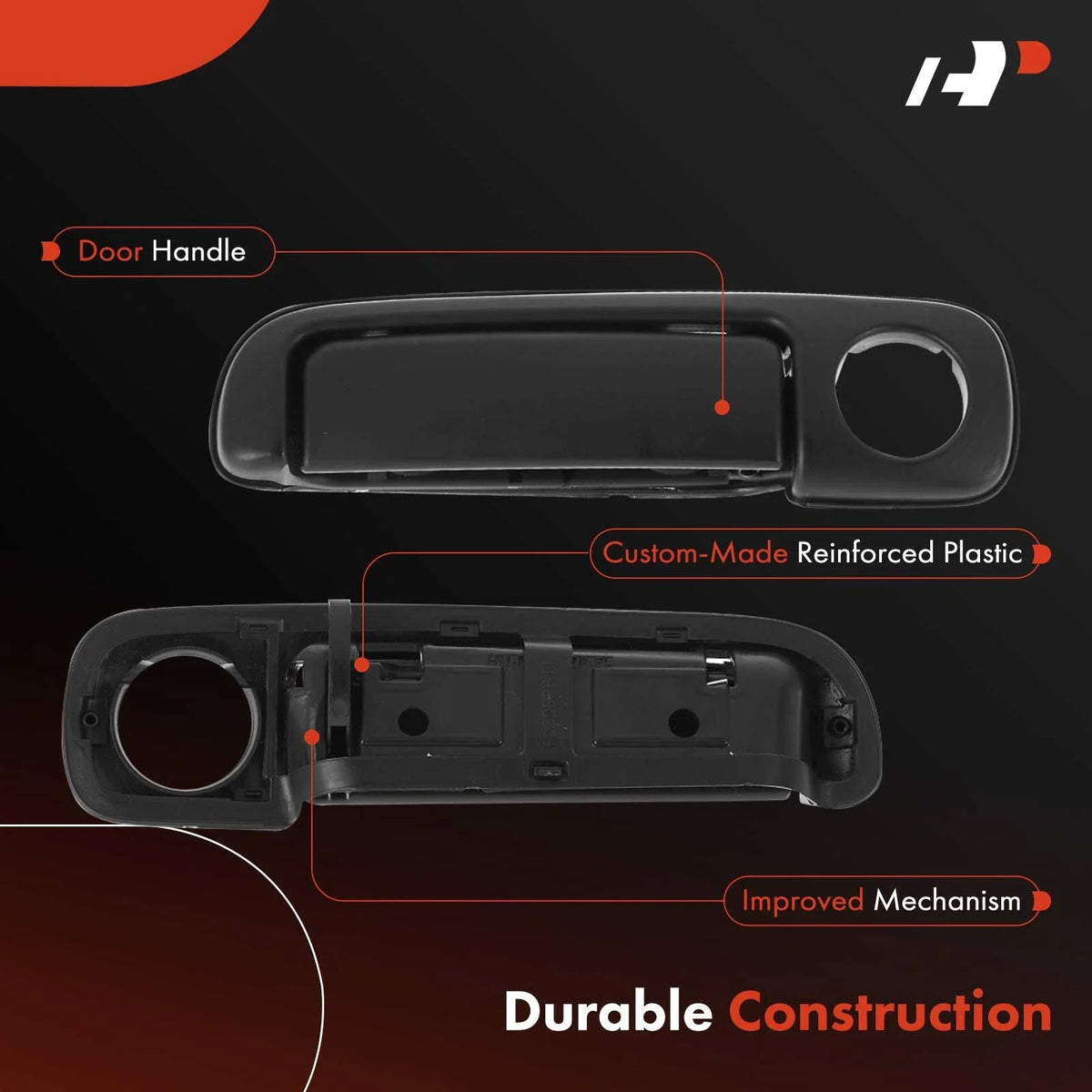 Door Handle Front Left with Keyhole for Ford Thunderbird