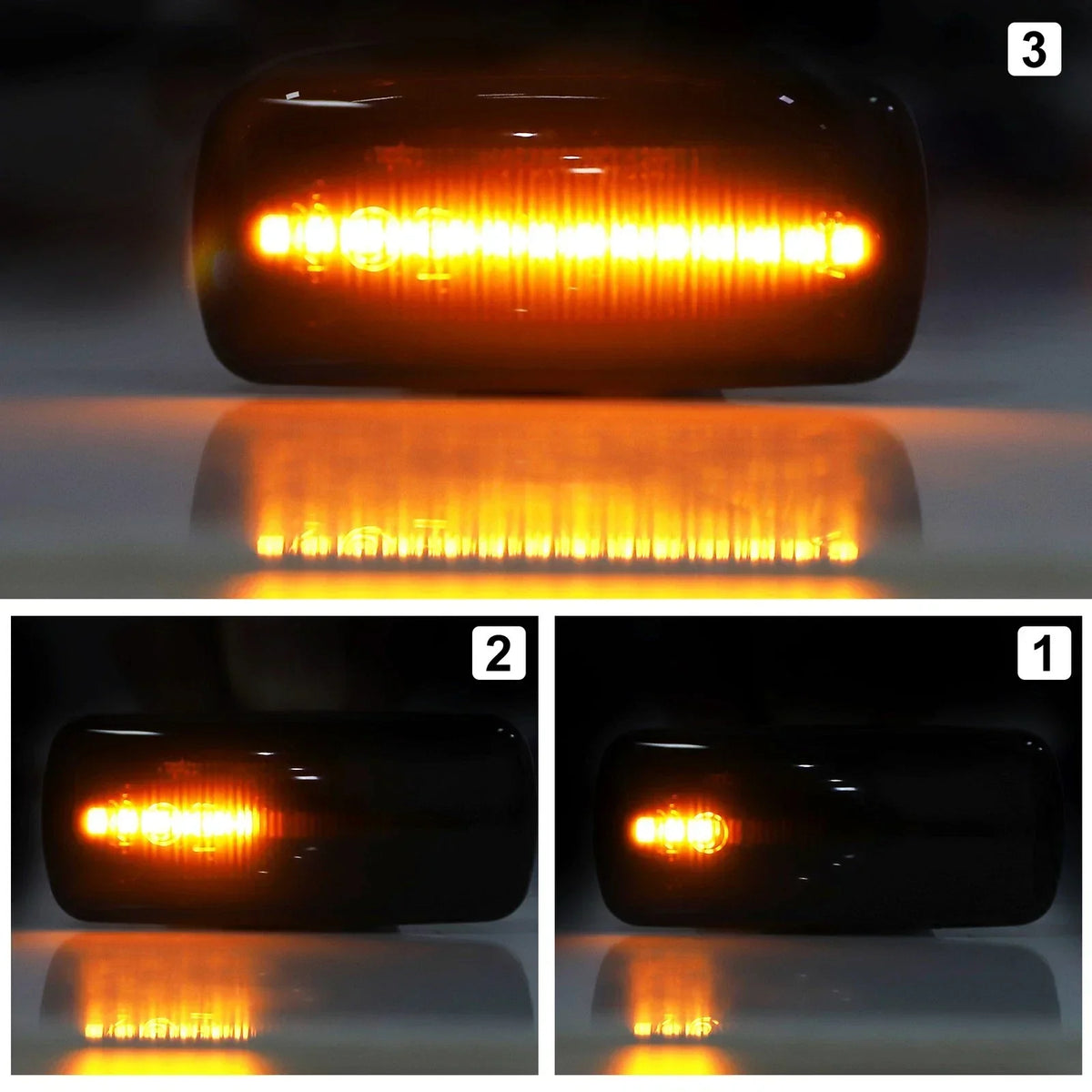 Side Indicator Repeater Lights LED for Dodge Journey Caliber 2007-2012
