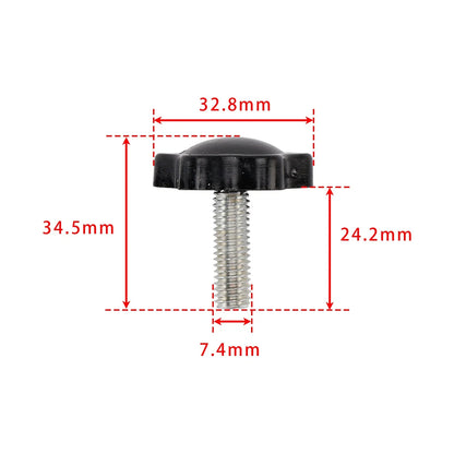 4X Saddle Bag Safety Bolts Theft Deterrent Locks Kit for Touring (1993–2018)
