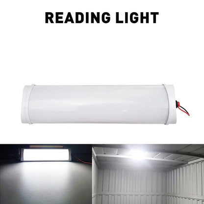 2X LED Ceiling Dome Light for RV Trailer Caravan Boat (12V-24V) 6000K