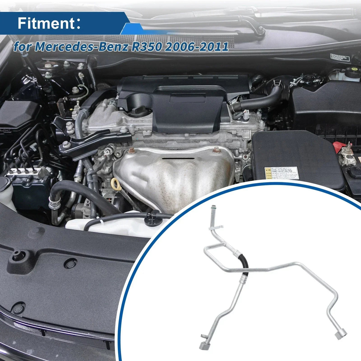 Liquid Hose A/C Refrigerant for Mercedes-Benz R350 2006-2011