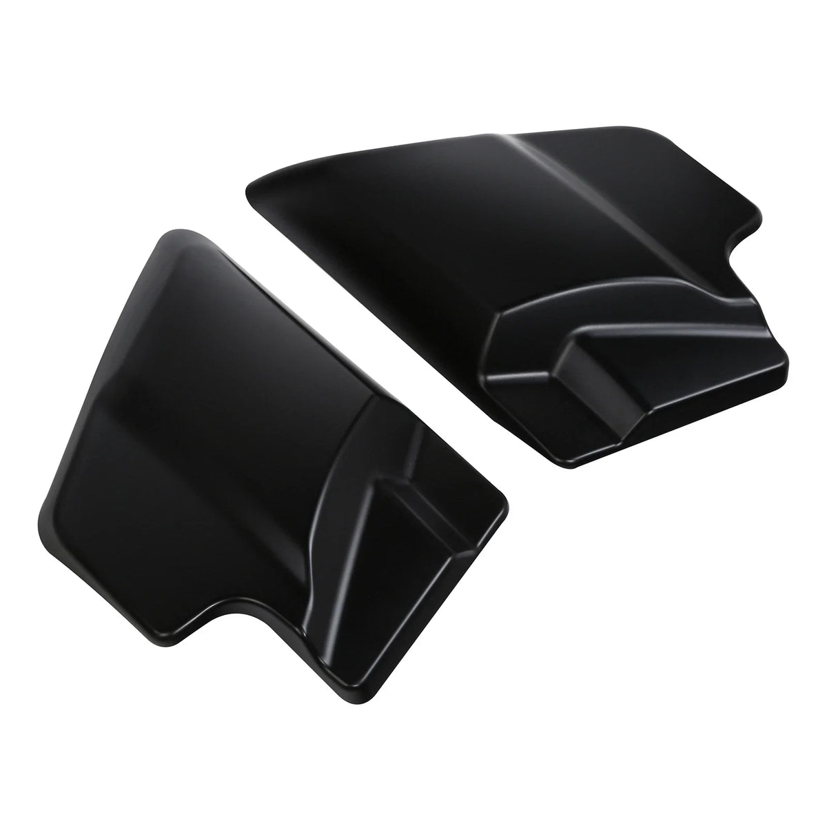 Battery Side Covers Panel - Black Denim for 2009-2024 Harley Road King