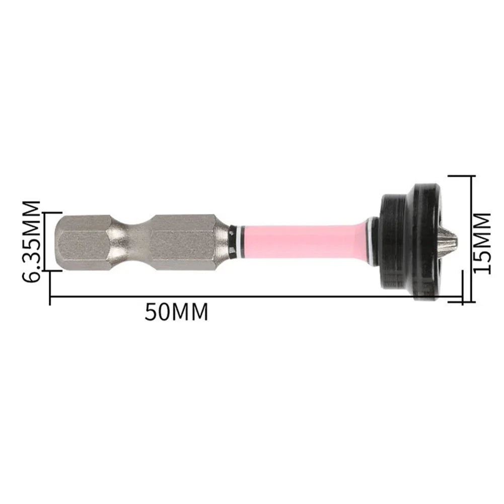 50mm Magnetic Drywall Screw Bits Set with Positioning Tool