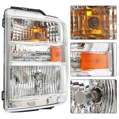 Clear Lens Front Headlamp for Ford E150 E250 E350 E450 LH 2008-2014