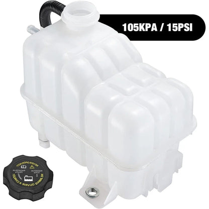 Radiator Coolant Overflow Tank w/ Cap for Chevy Silverado GMC Sierra (1999–2006)