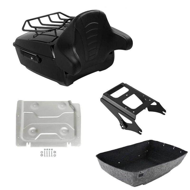 Trunk Backrest Mount Rack Plate for Harley Touring (2009-2013)