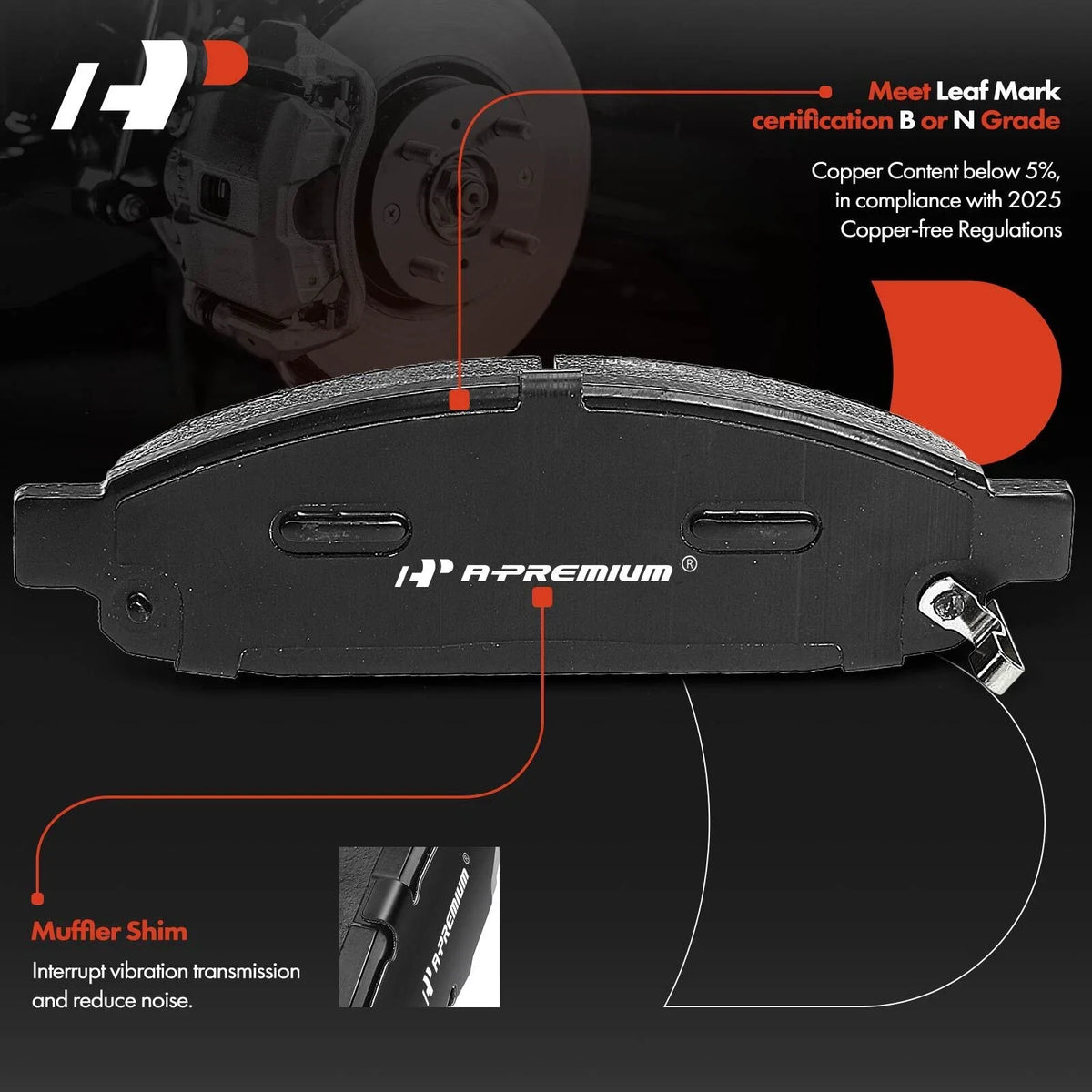 Front Brake Pads & Disc Rotors for Nissan Titan Armada (2004–2023)