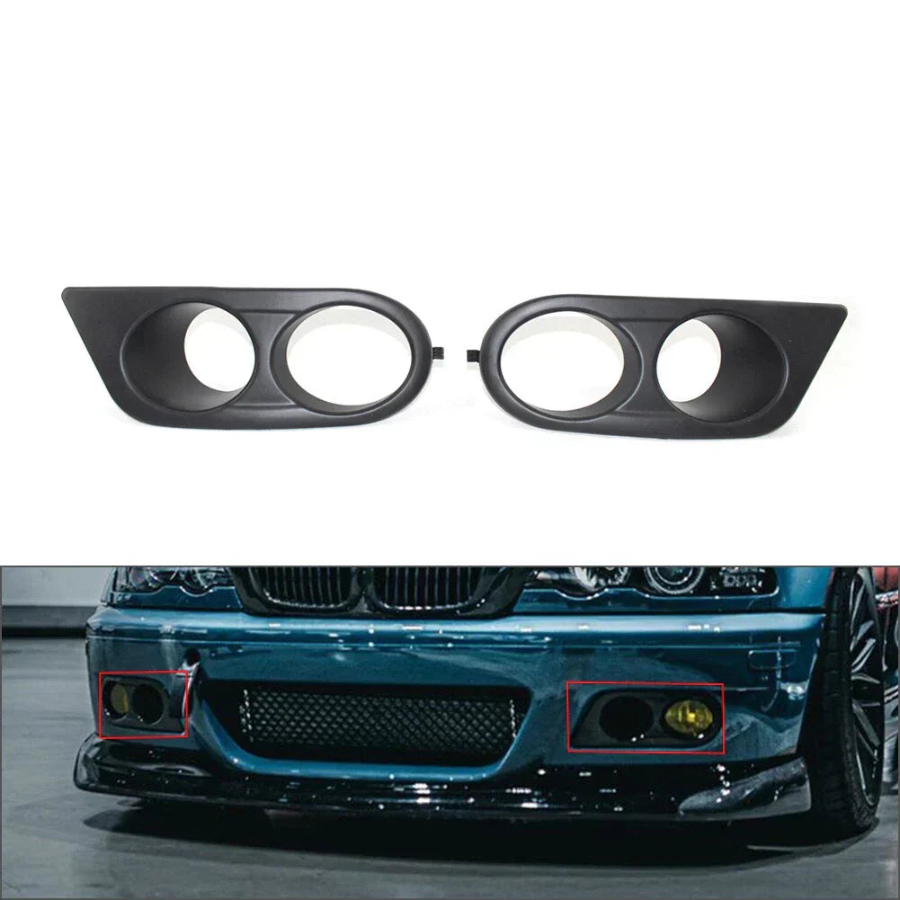 Front Fog Light Covers for 2001-2006 BMW E46 M3 2-Door